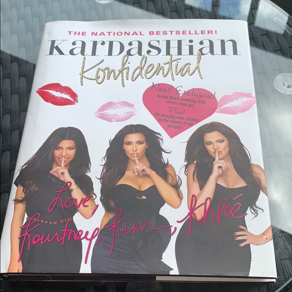 KARDASHIAN KONFIDENTIAL HARDCOVER COFFEE TABLE BOOK